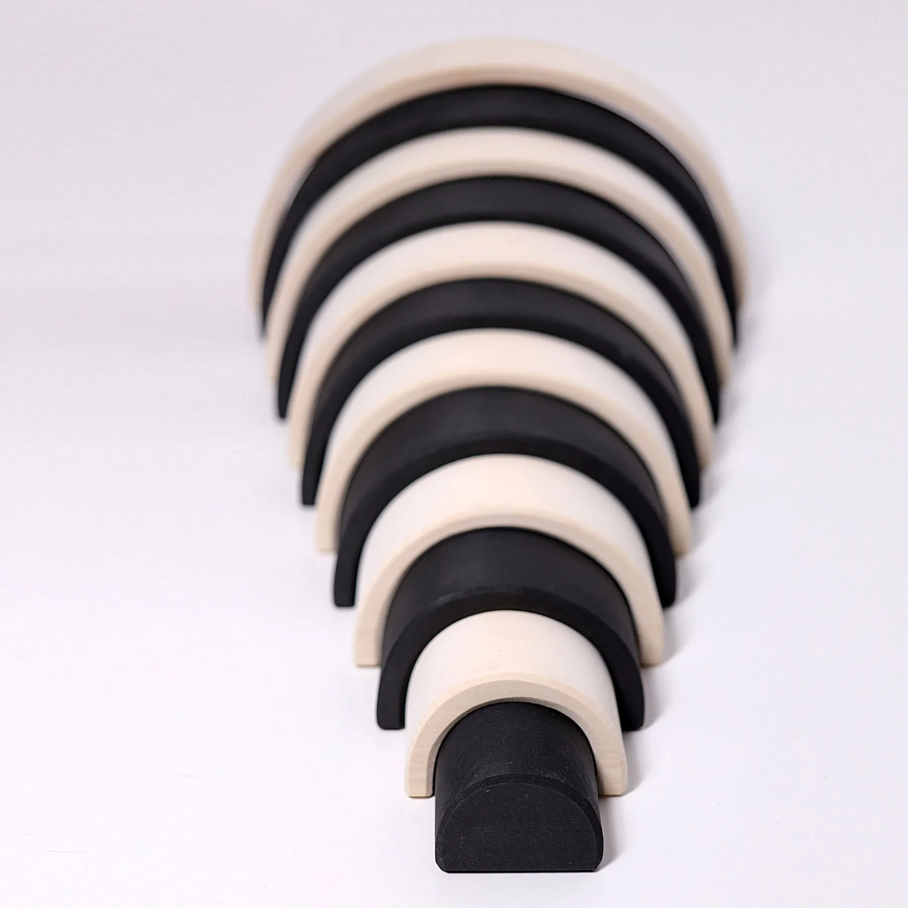 Grimm's Wooden Monochrome Rainbow Tunnel, Large
