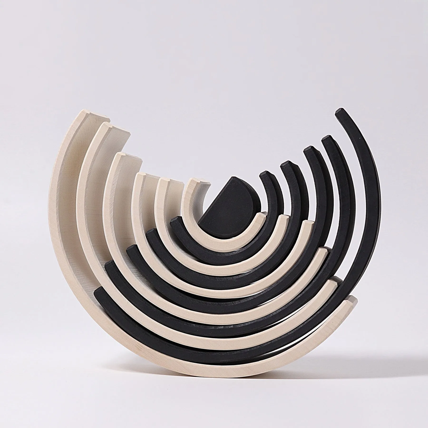 Grimm's Wooden Monochrome Rainbow Tunnel, Large