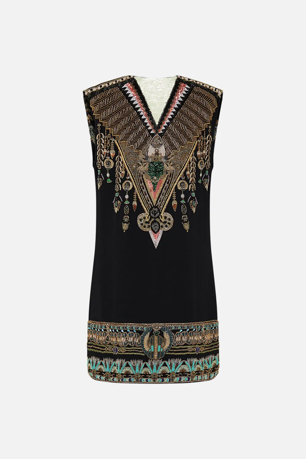 HAND EMBELLISHED SHIFT DRESS THEY CALLED HER NEFERTARI