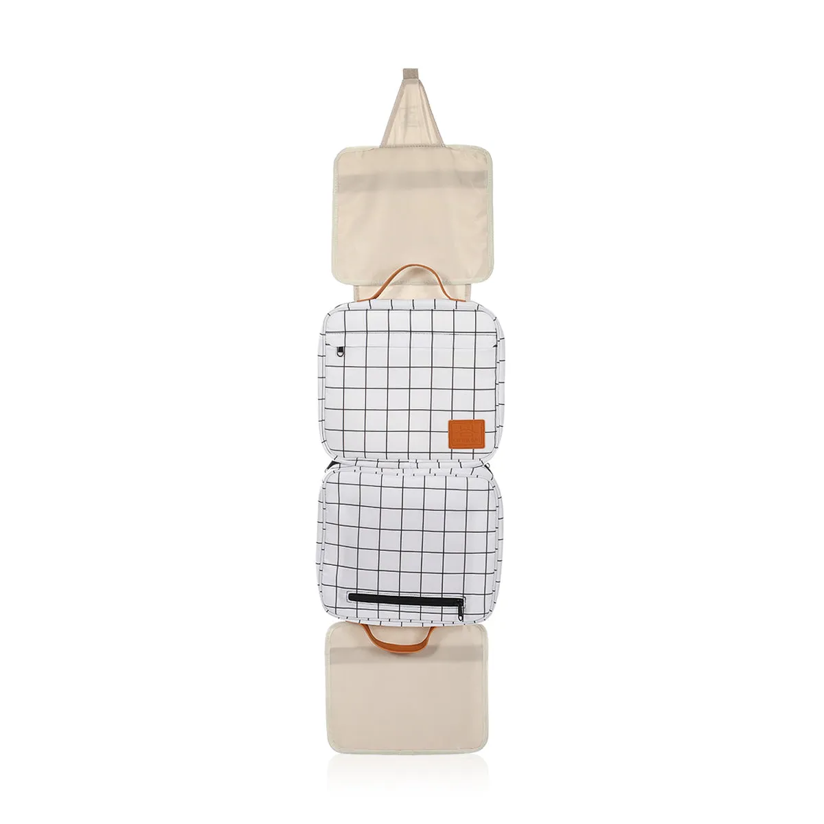 Hanging Toiletry Bag - Black & White