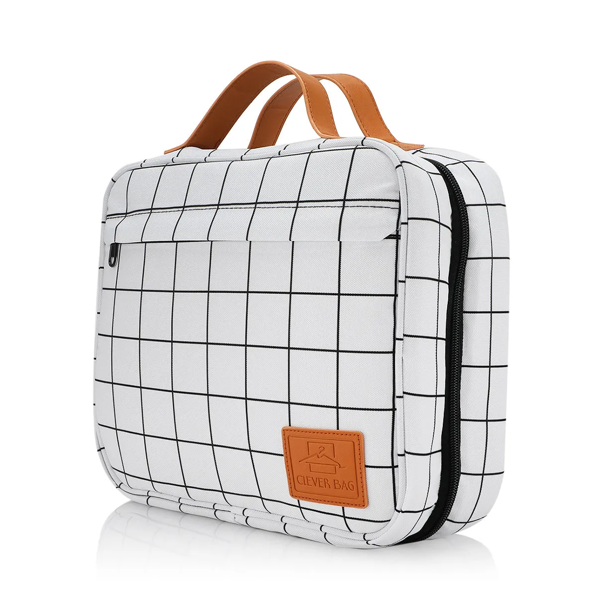 Hanging Toiletry Bag - Black & White