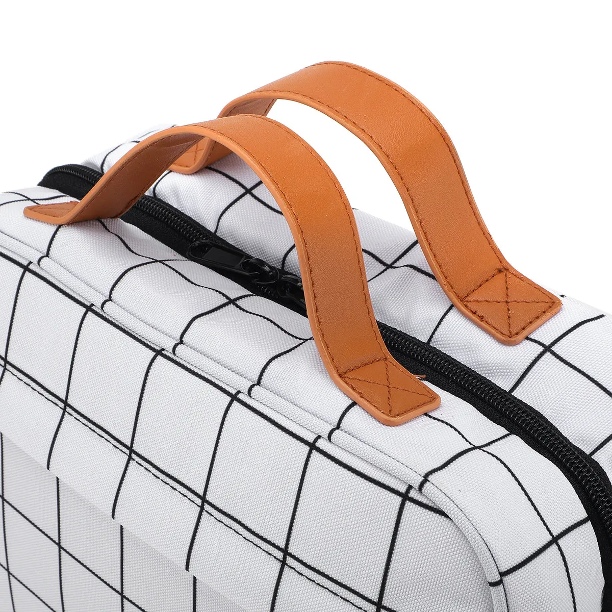Hanging Toiletry Bag - Black & White