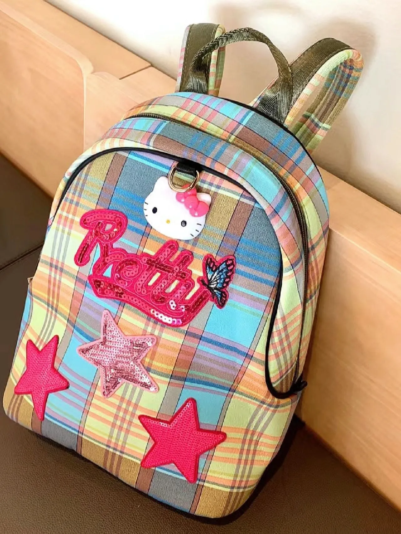 Hello Kitty Backpack Laptop Bag Lightweight and Cute with Large Capacity