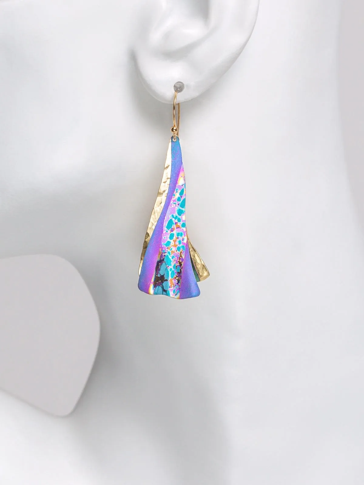 Holly Yashi Sea Swirl Earrings - Blue