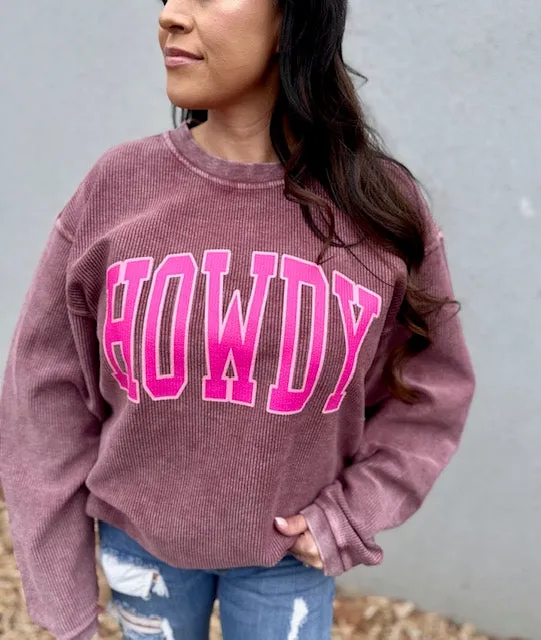 Howdy Corded Sweatshirt