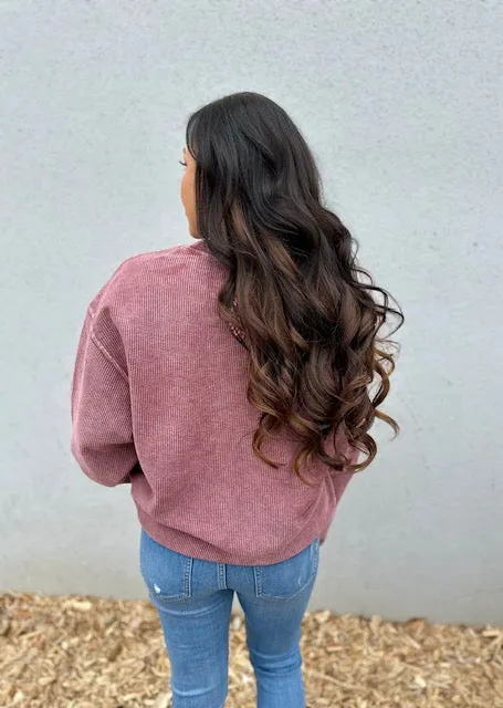 Howdy Corded Sweatshirt
