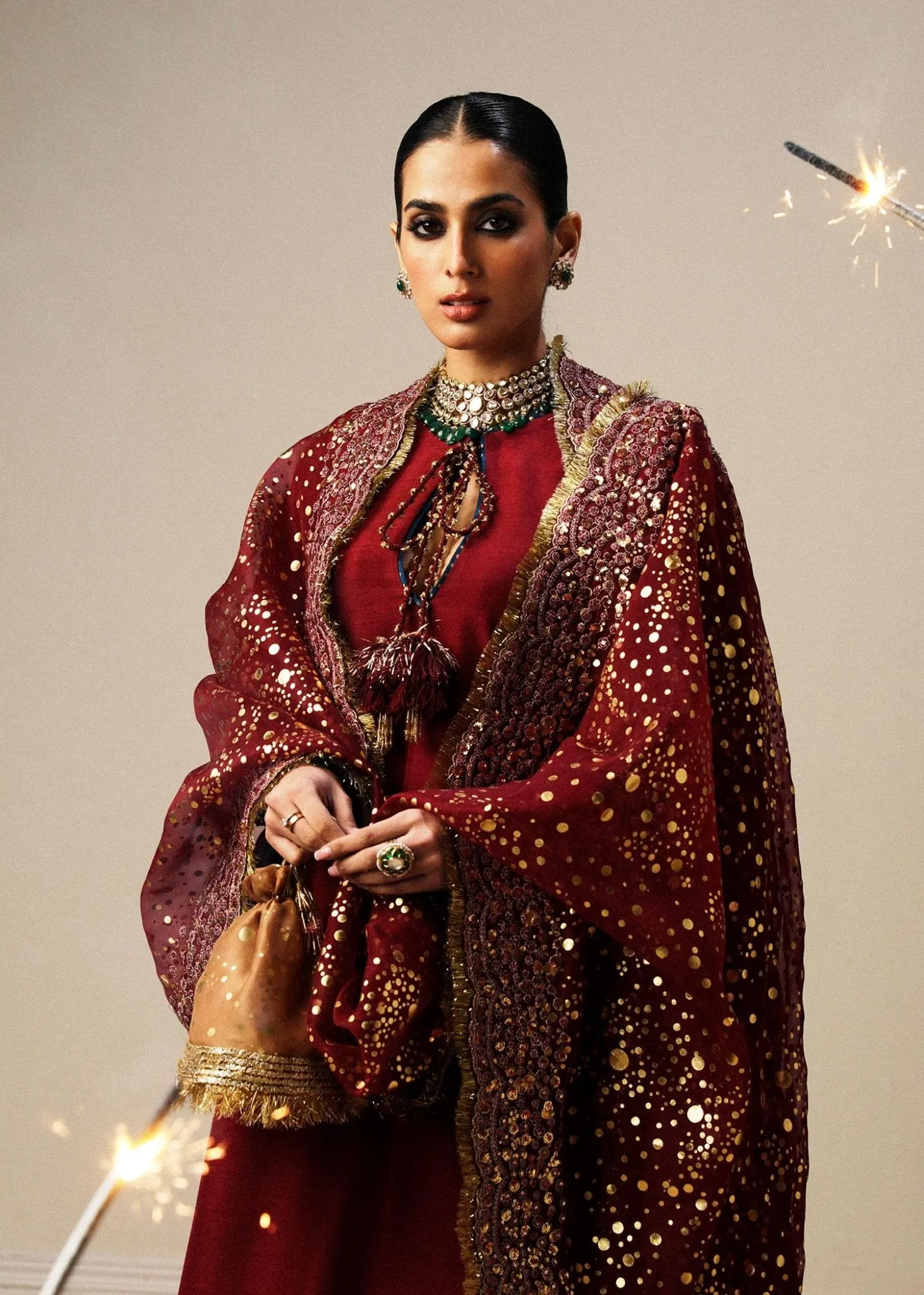 Hussain Rehar | LUXURY PRET A/W 2024 | Surkh