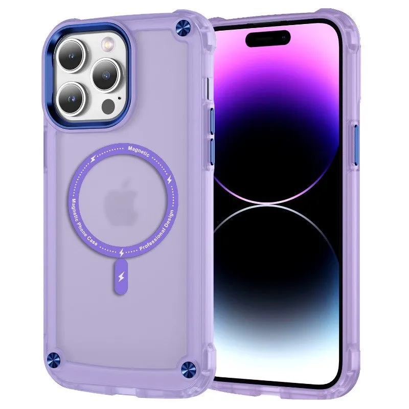 iPhone 16 Series Wave Armor Matte Magsafe Shield Case