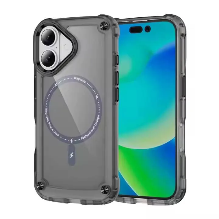 iPhone 16 Series Wave Armor Matte Magsafe Shield Case