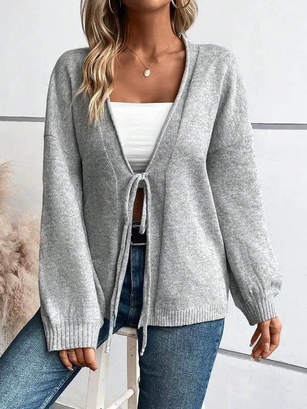 Ivyshape | Chic Plain Cardigan