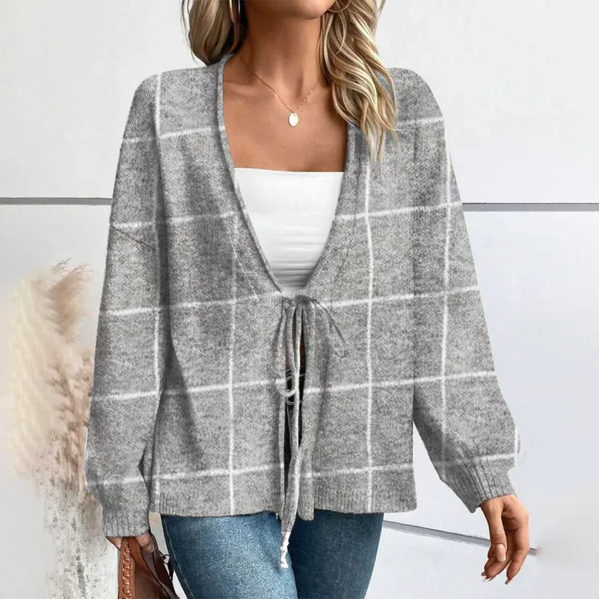 Ivyshape | Chic Plain Cardigan