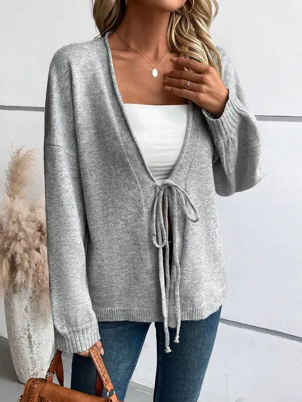 Ivyshape | Chic Plain Cardigan