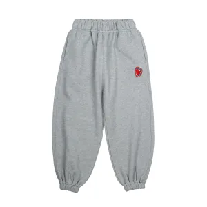 Jelly Mallow Peace Patch Lounge Pants | Melange Grey