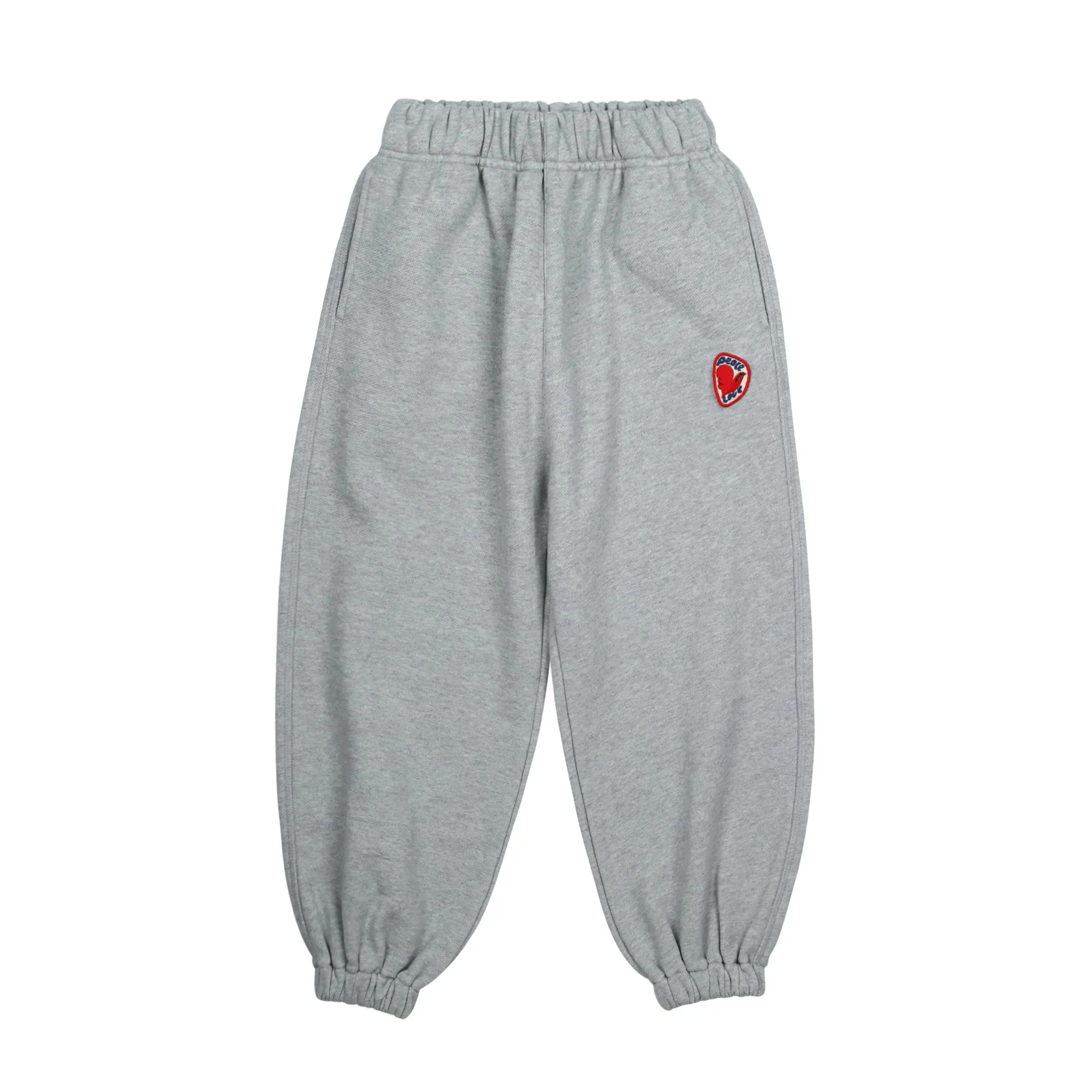 Jelly Mallow Peace Patch Lounge Pants | Melange Grey