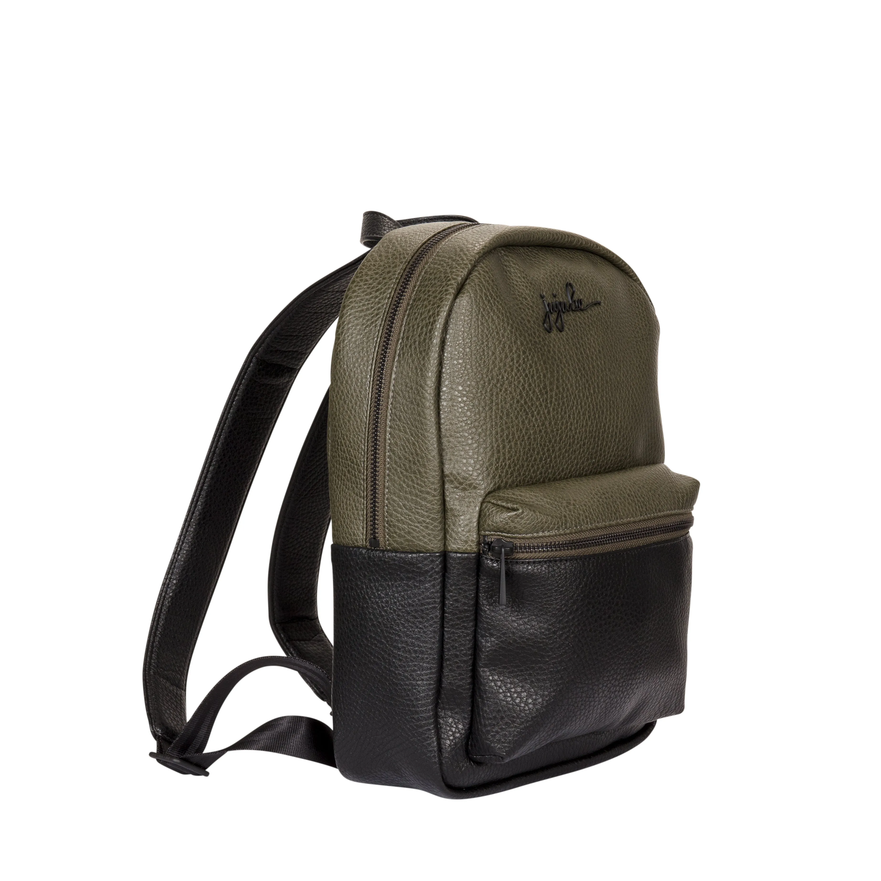 Jujube Leather - Mini Backpack (Olive Onyx)