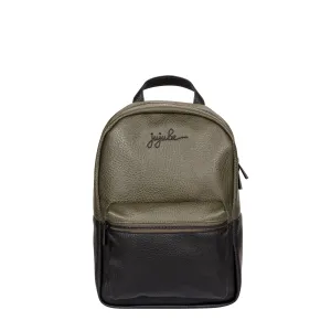 Jujube Leather - Mini Backpack (Olive Onyx)