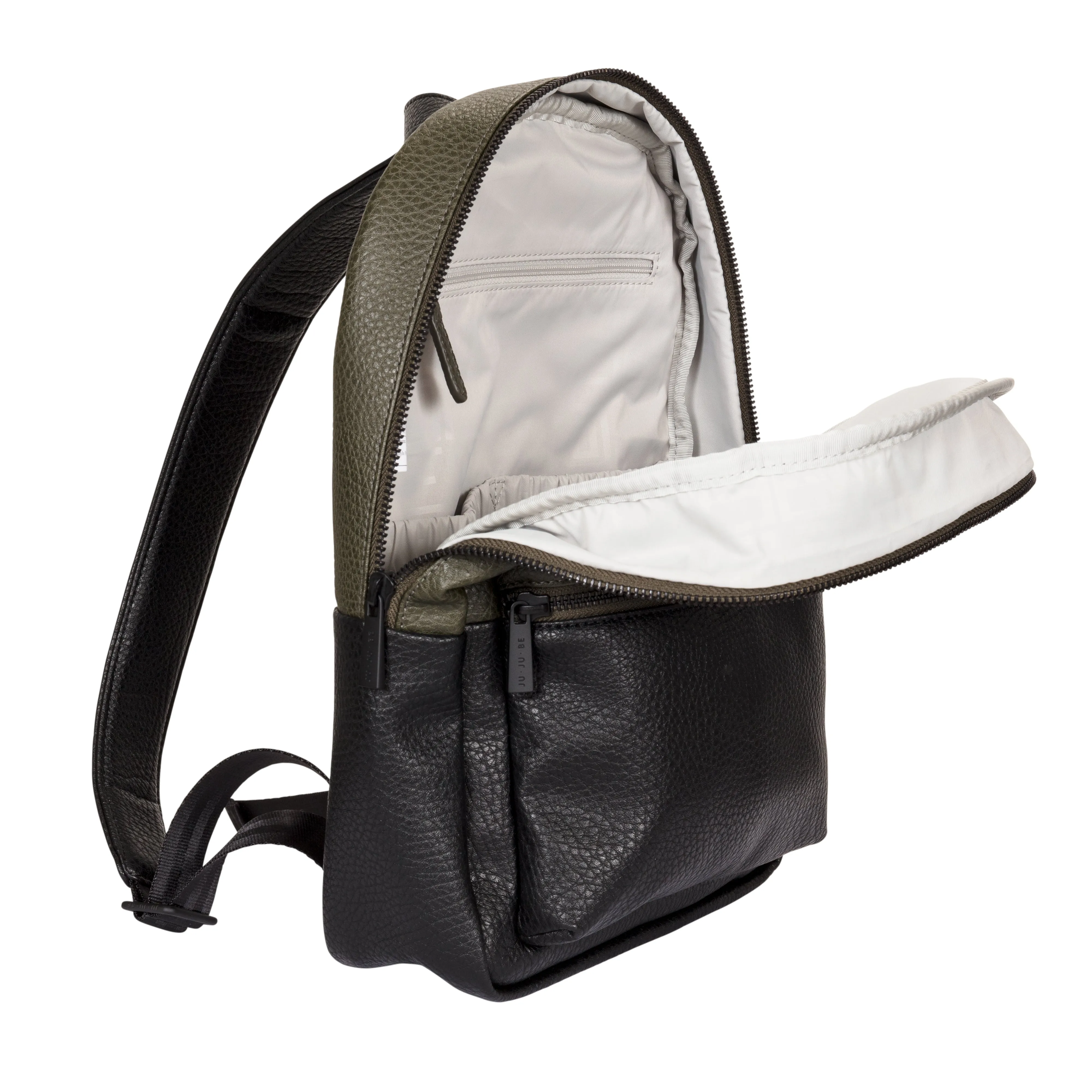 Jujube Leather - Mini Backpack (Olive Onyx)