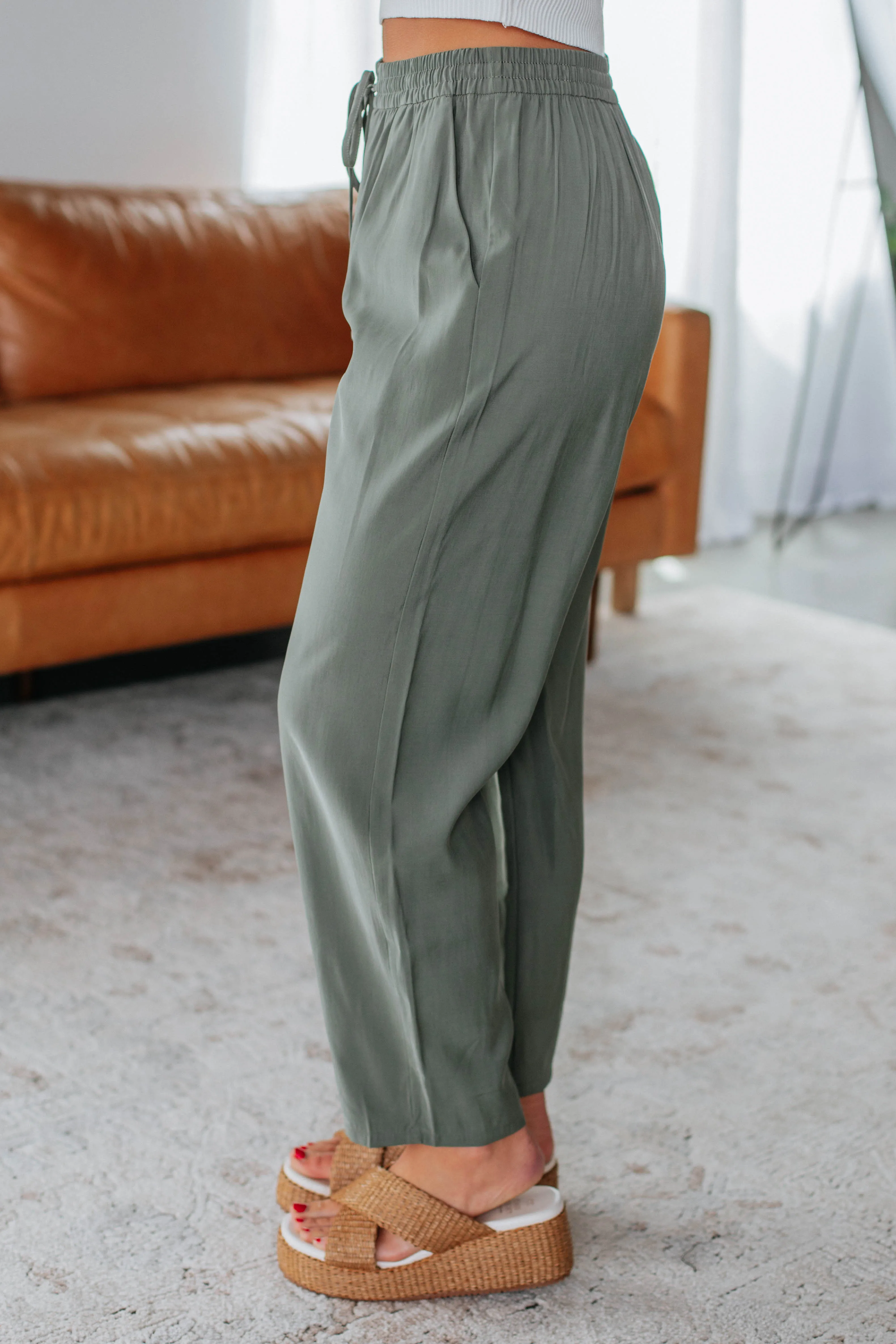 Kemmi Casual Pants - Pine