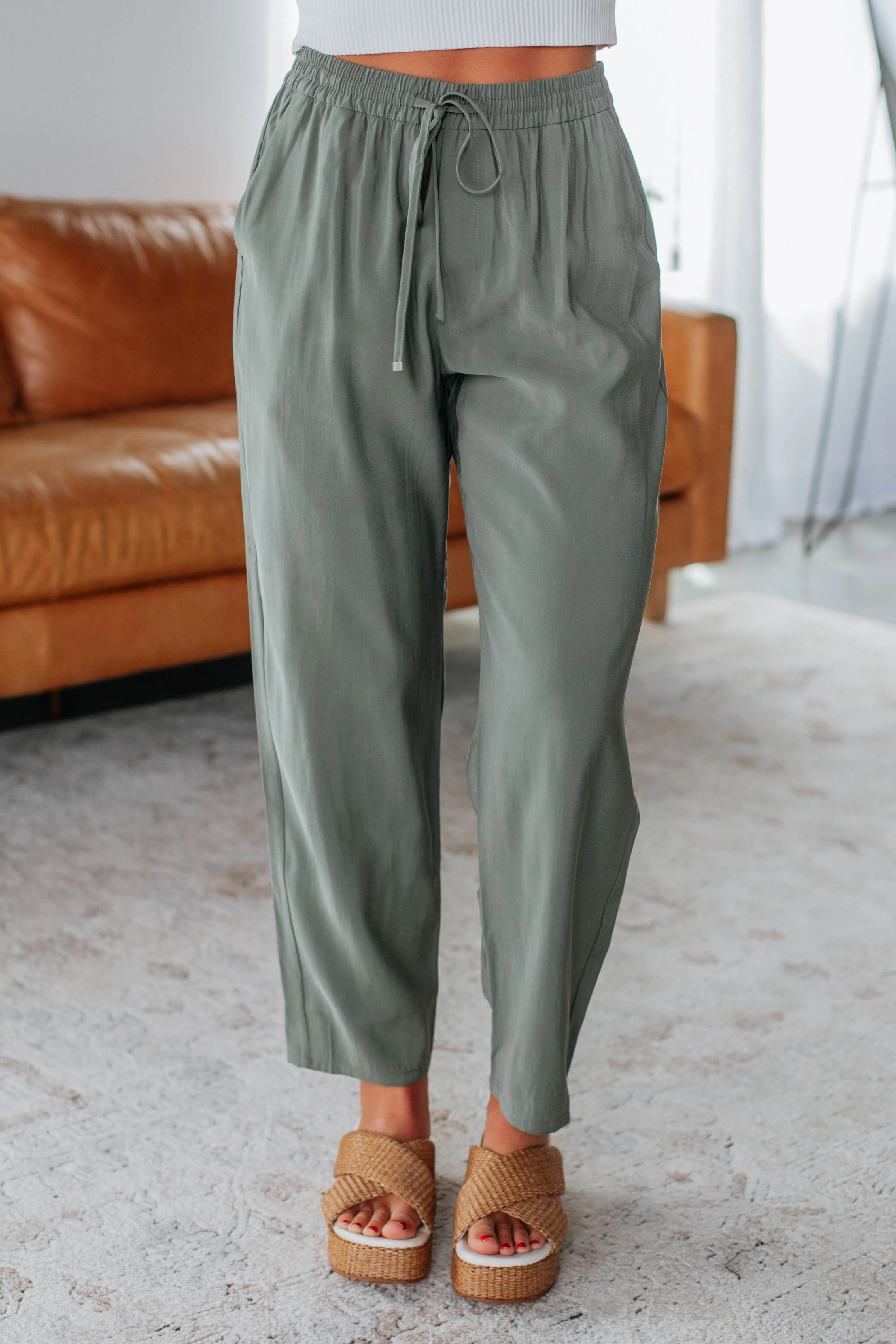 Kemmi Casual Pants - Pine