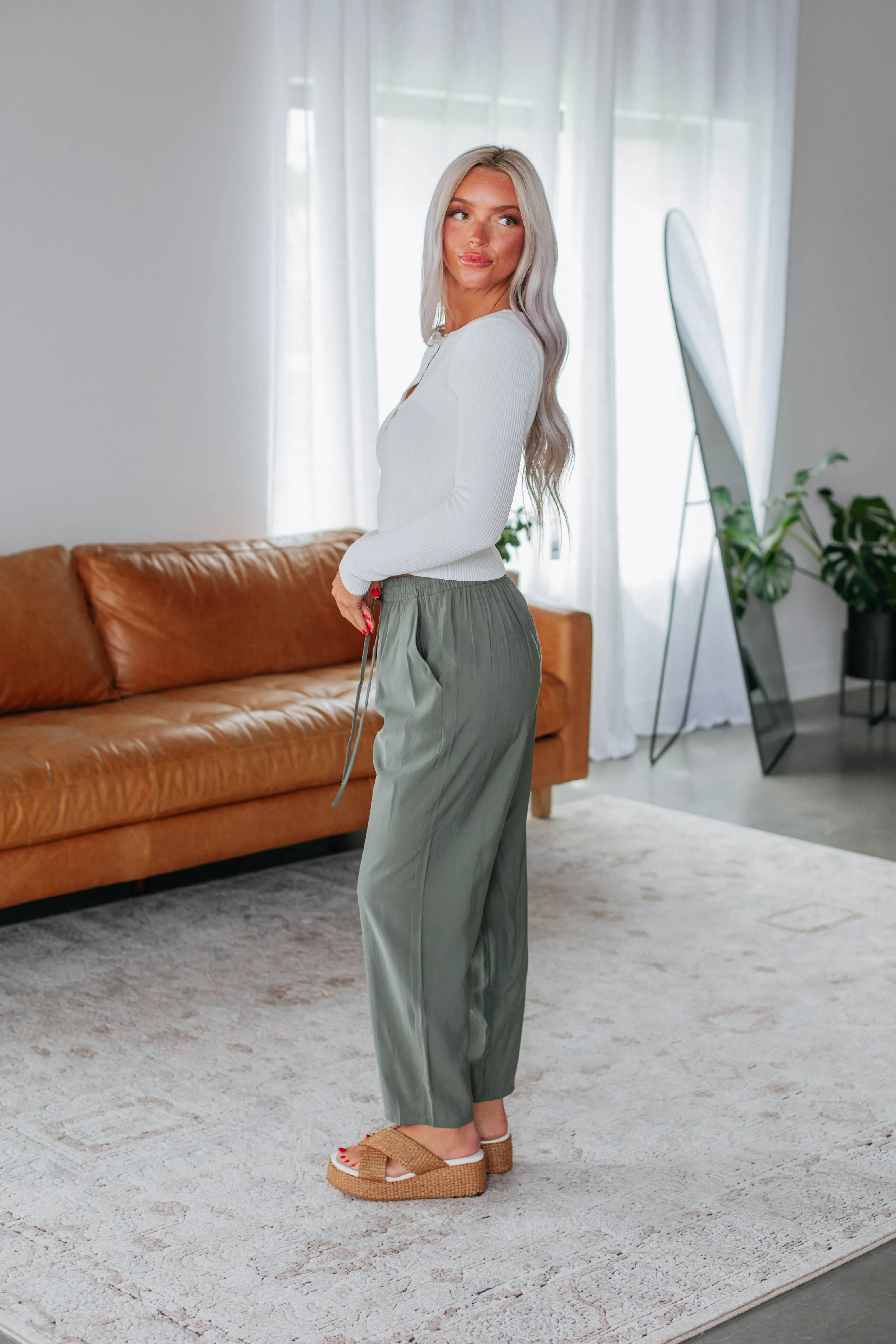 Kemmi Casual Pants - Pine