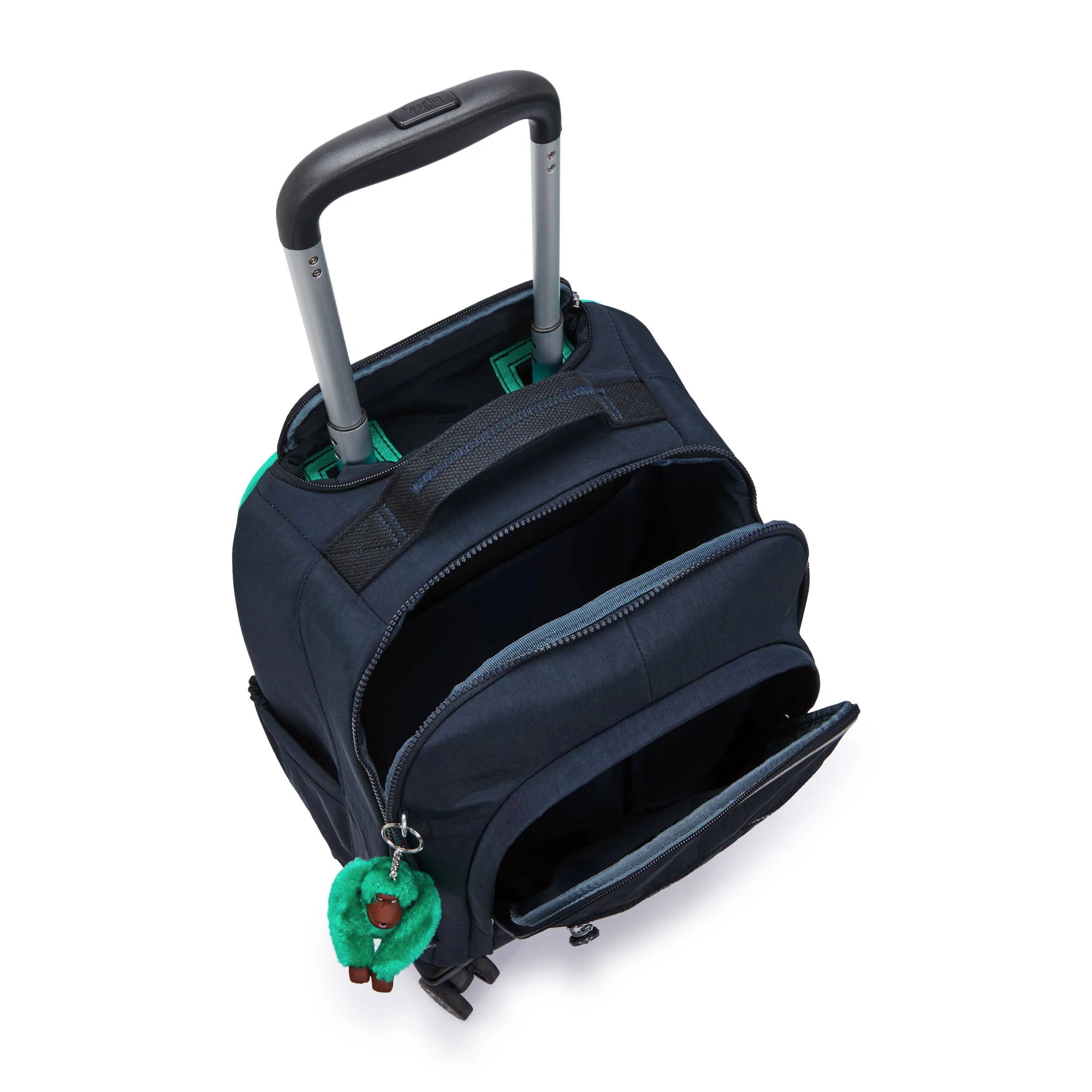 Kipling New Zea Blue Green Bl Large Wheeled Backpack C2I5246-CD7
