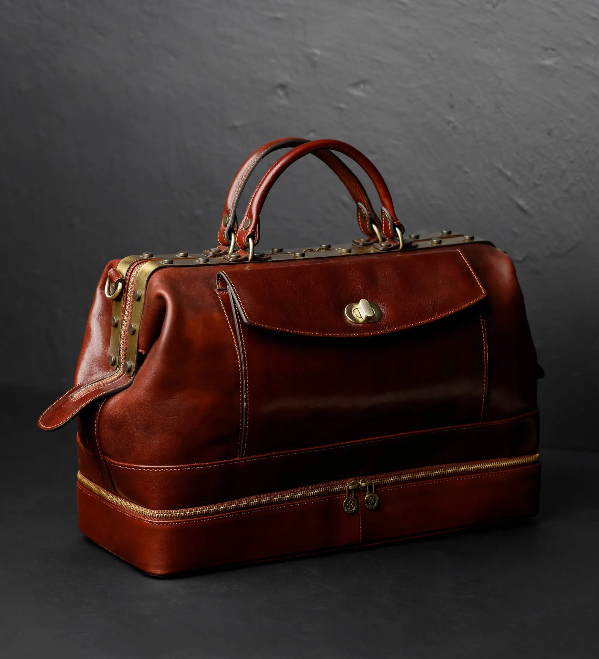 Leather Doctor Bag, Medical Bag, Leather Handbag - Doctor Faustus