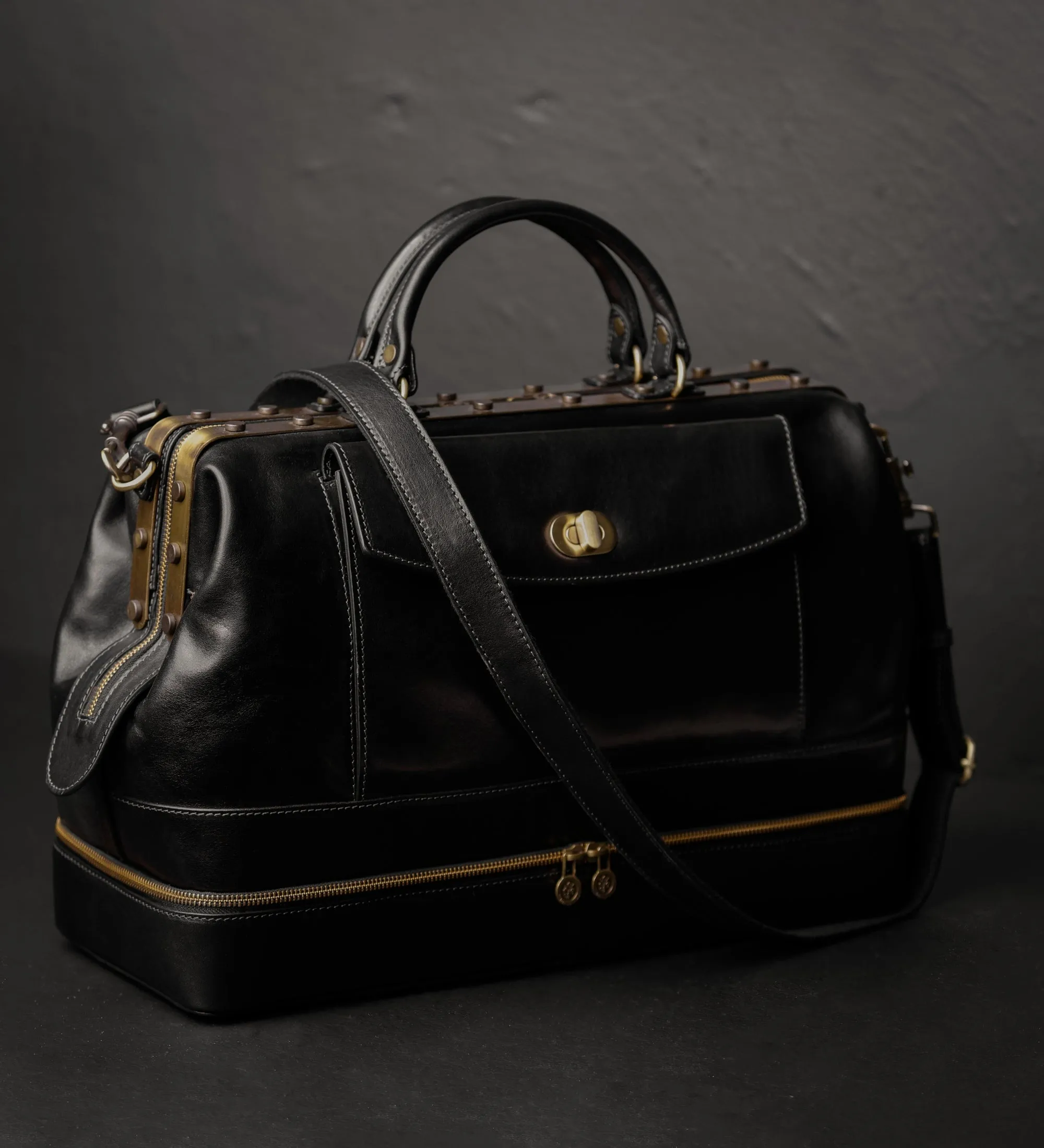 Leather Doctor Bag, Medical Bag, Leather Handbag - Doctor Faustus