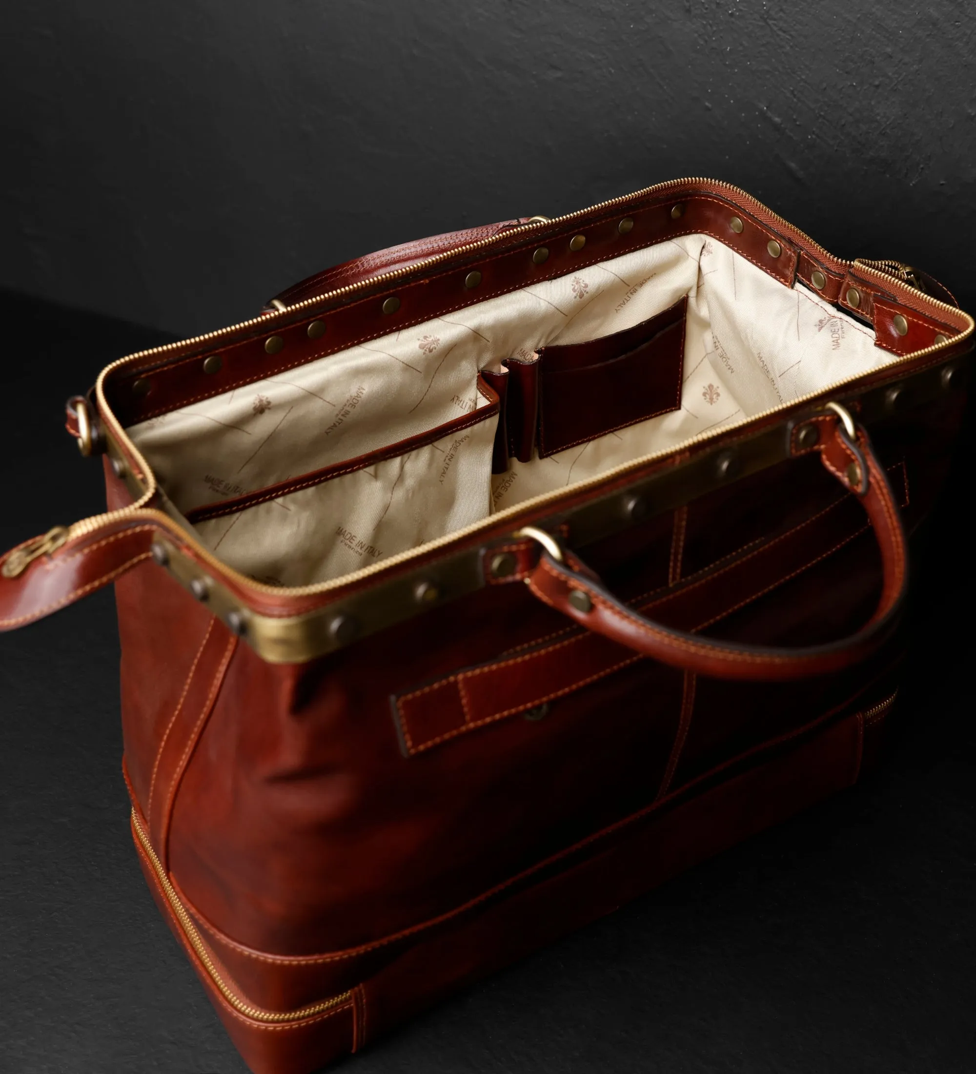 Leather Doctor Bag, Medical Bag, Leather Handbag - Doctor Faustus