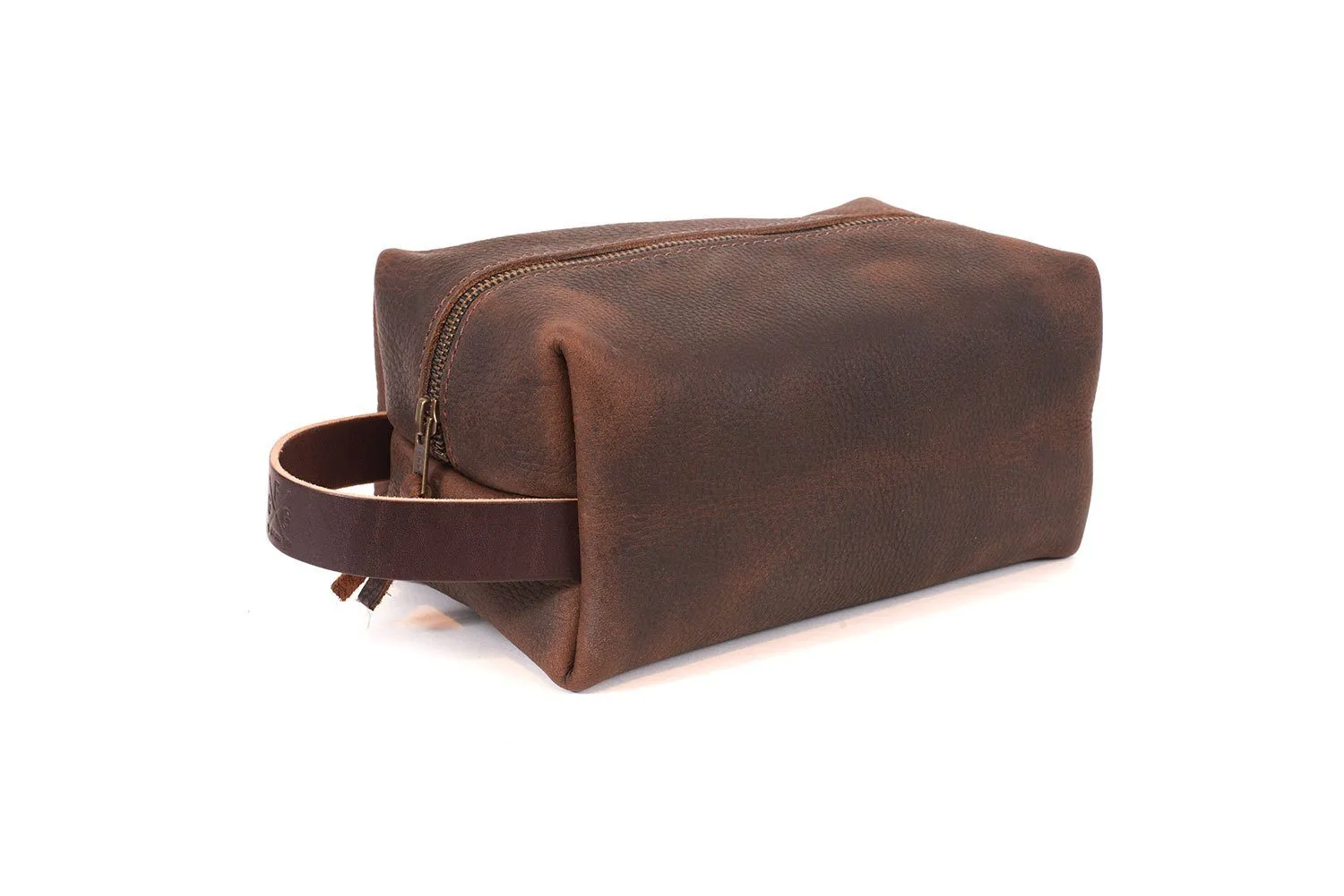 LEATHER SHAVE KIT | LEATHER TOILETRY BAG | LEATHER DOPP KIT