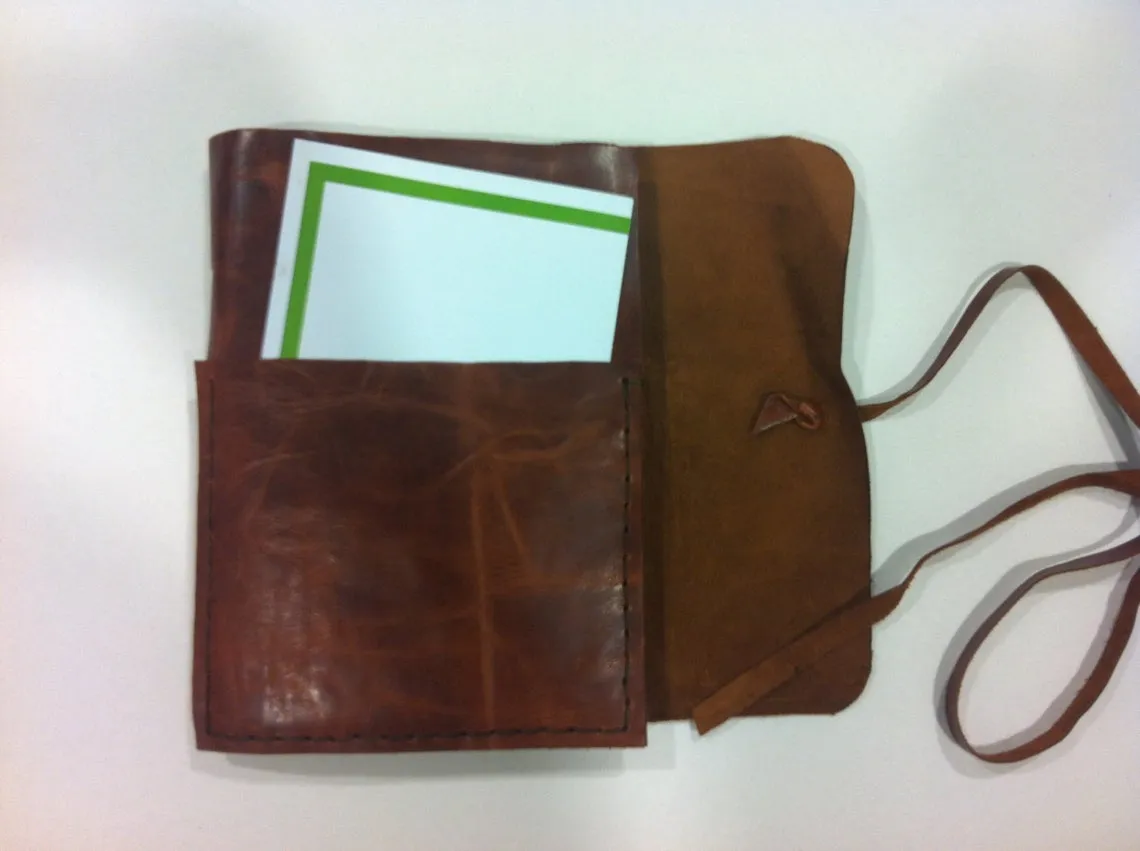 Leather Wrap Sketchbook Portfolio