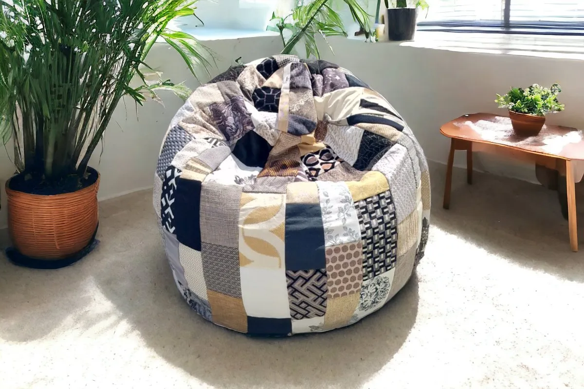 Light Monochrome Beanbag