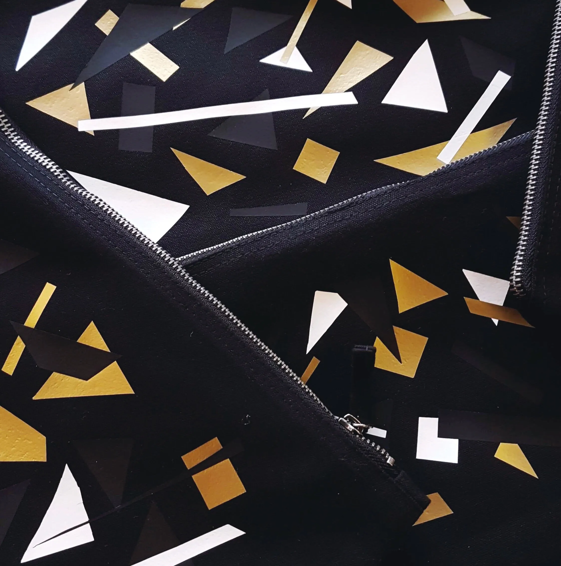 Limited Edition Project Bag - Cotton Zip Up Bag