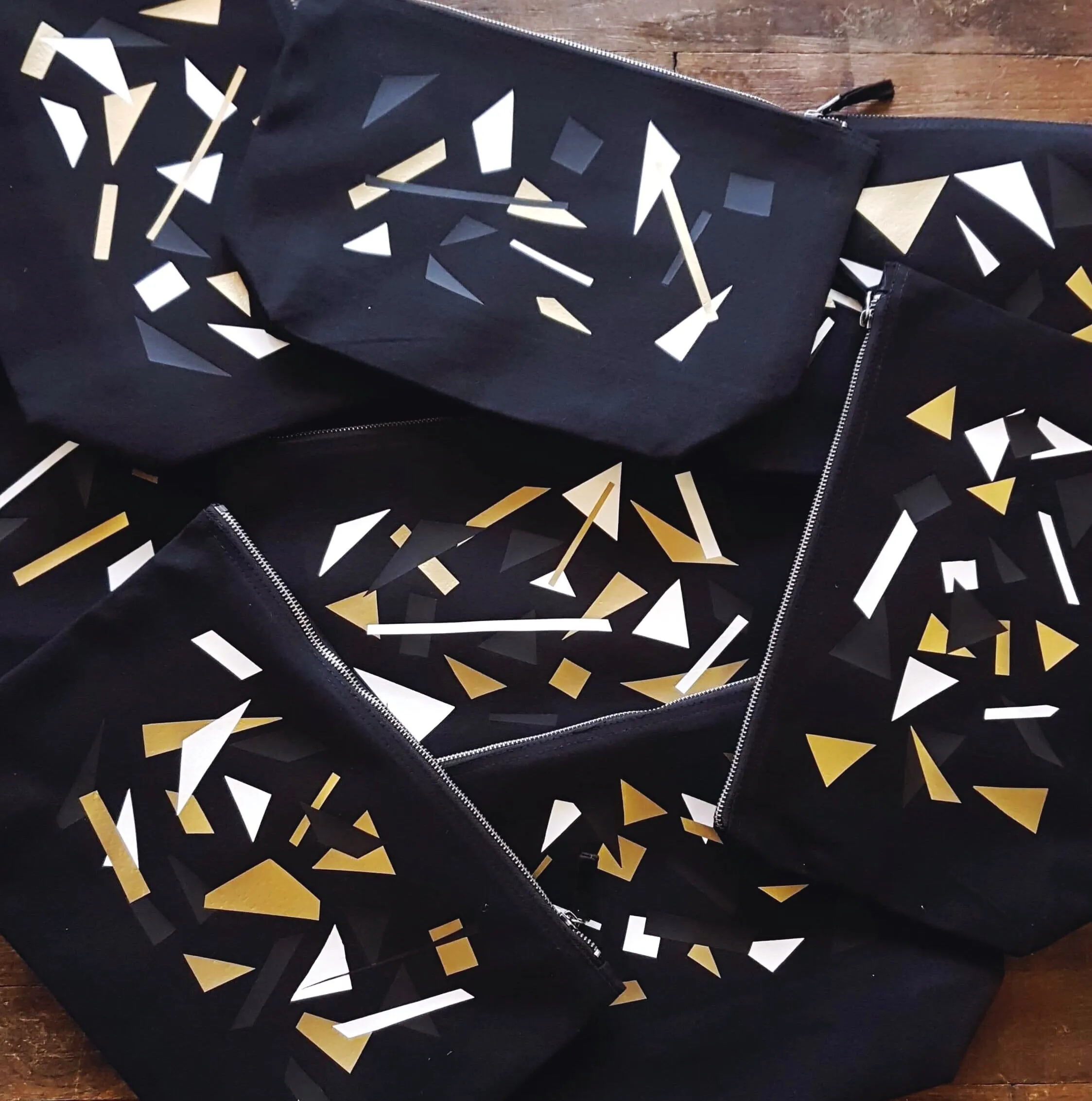 Limited Edition Project Bag - Cotton Zip Up Bag