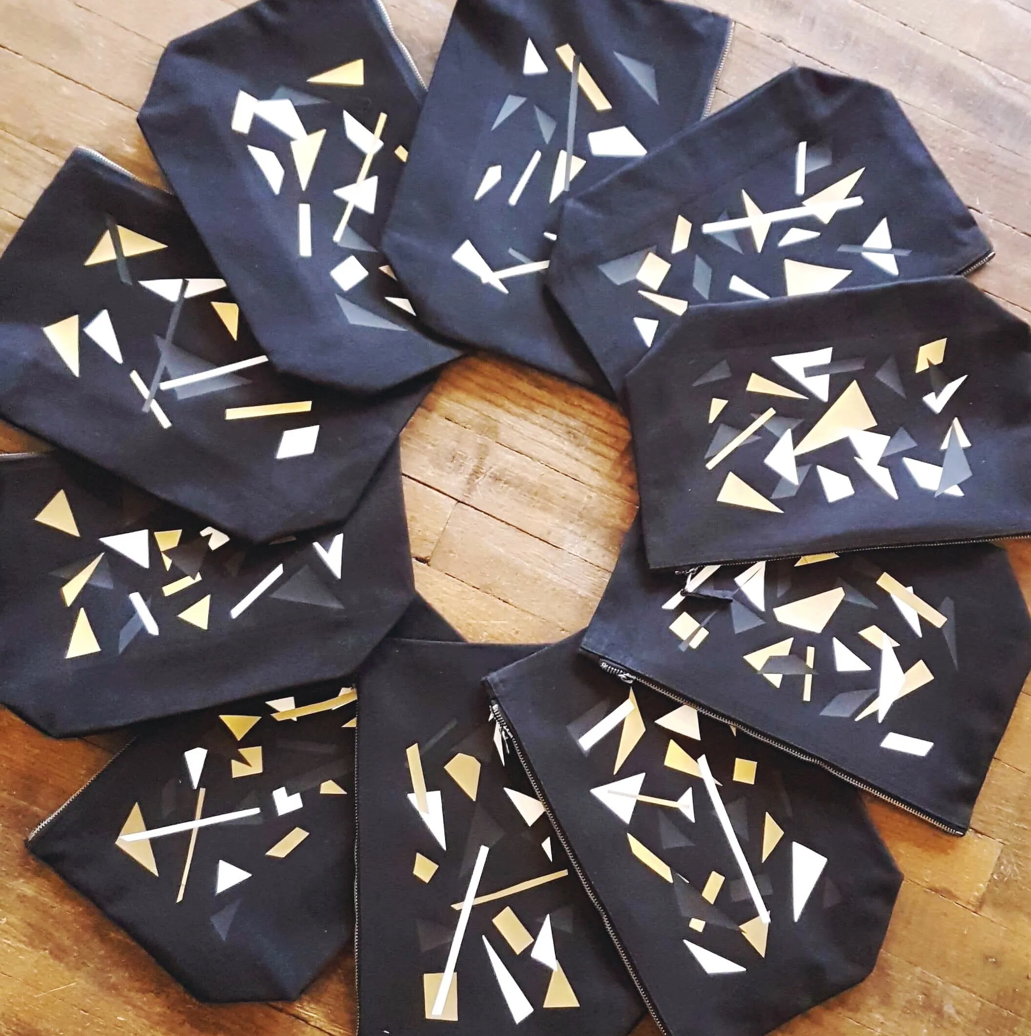 Limited Edition Project Bag - Cotton Zip Up Bag