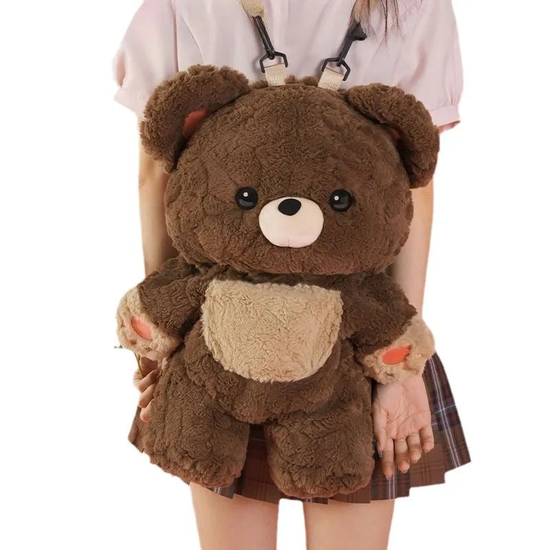 Love Bear Plush Backpack – Adorable and Functional Bag for Kids and Adults