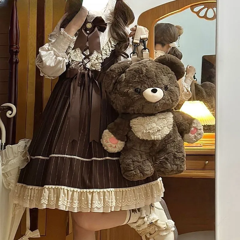 Love Bear Plush Backpack – Adorable and Functional Bag for Kids and Adults
