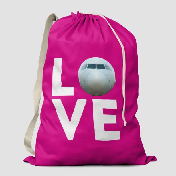 Love Plane - Laundry Bag