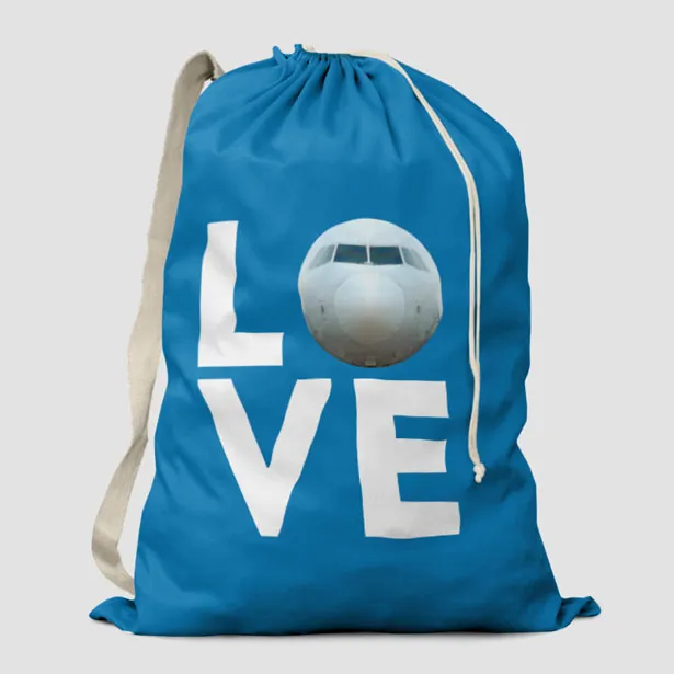 Love Plane - Laundry Bag