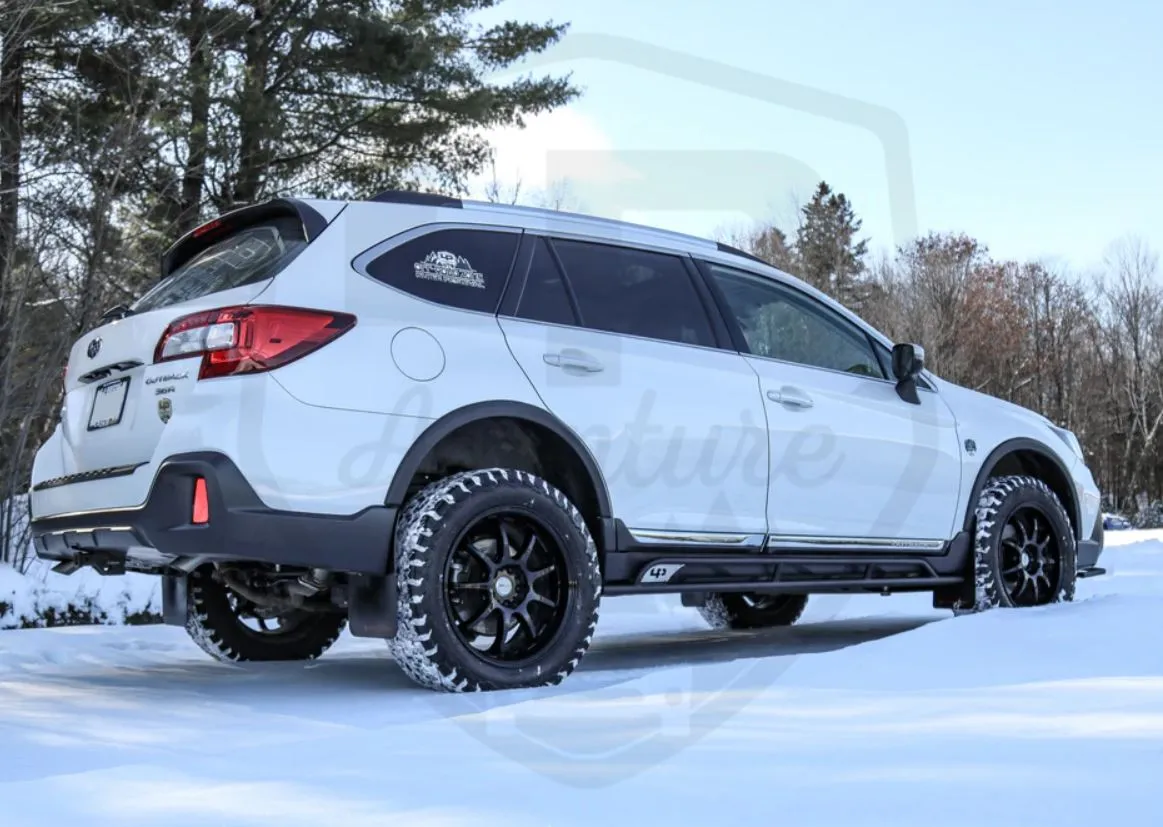 LP Aventure 15-19 Subaru Outback Rock Sliders (Rock Guard) - Bare (Pair) (lpaFLP-OBA-15-ROCK)
