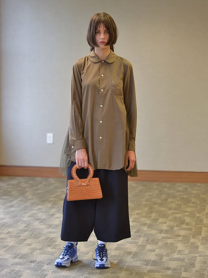 Luar Ana Bag Small, Tan Ostrich