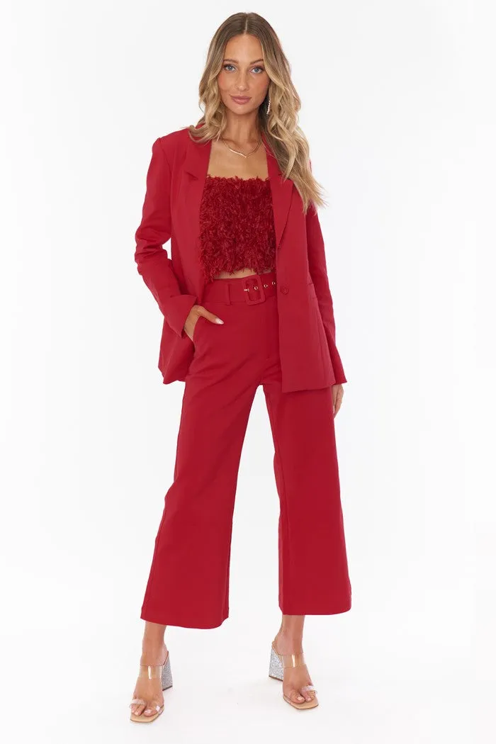 Major Blazer -Red Suiting