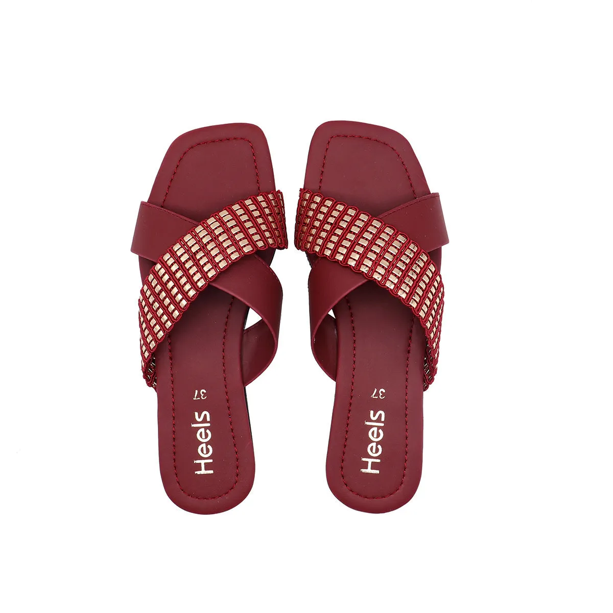 Maroon Casual Slipper 000392