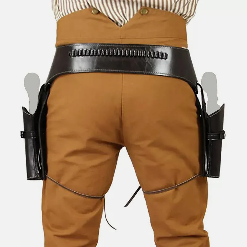 Medieval Leather Waist Holster Women Men Cosplay Pops Belt Holster