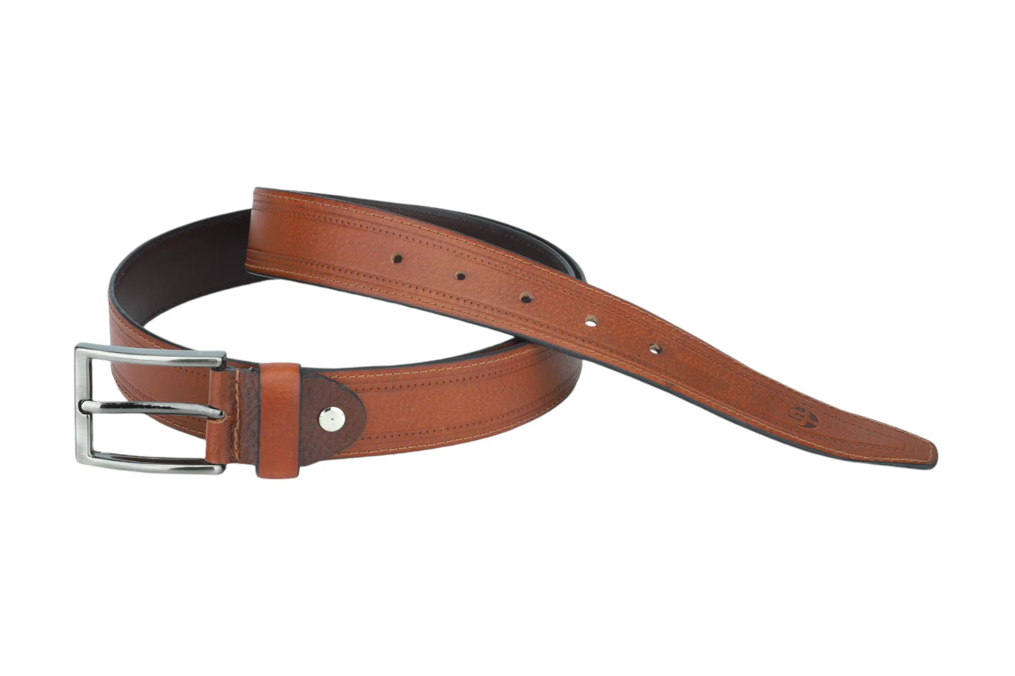 Mens Leather Casual Belt 90813