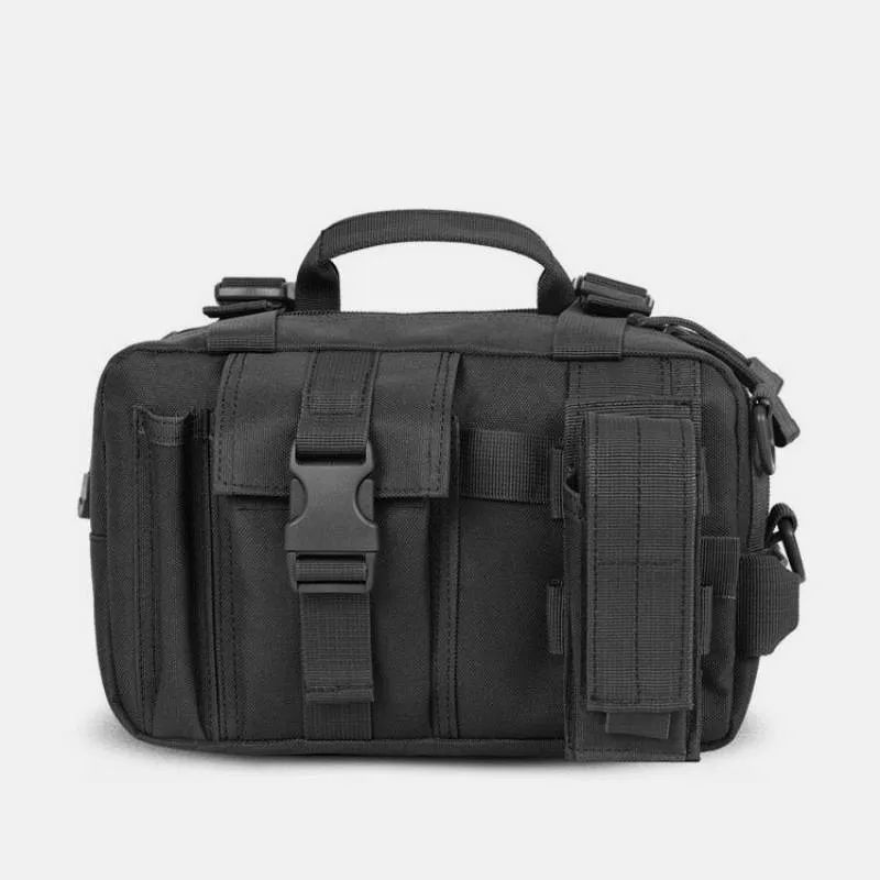 Men's Tactical Waist Bag Functional Crossbody Pouch EDC with Shoulder Strap