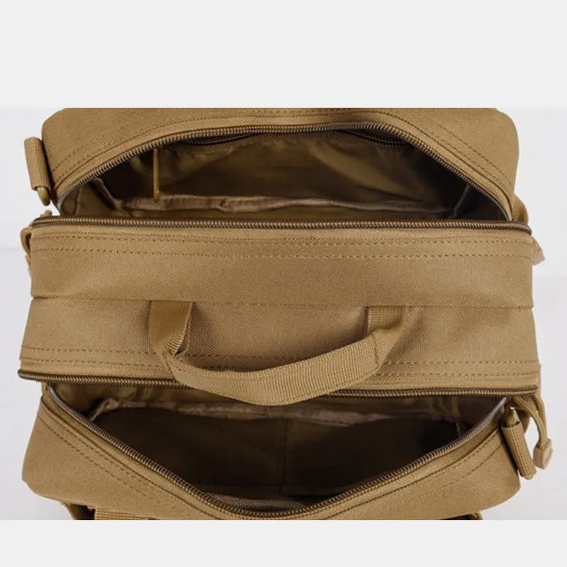 Men's Tactical Waist Bag Functional Crossbody Pouch EDC with Shoulder Strap