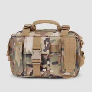Men's Tactical Waist Bag Functional Crossbody Pouch EDC with Shoulder Strap