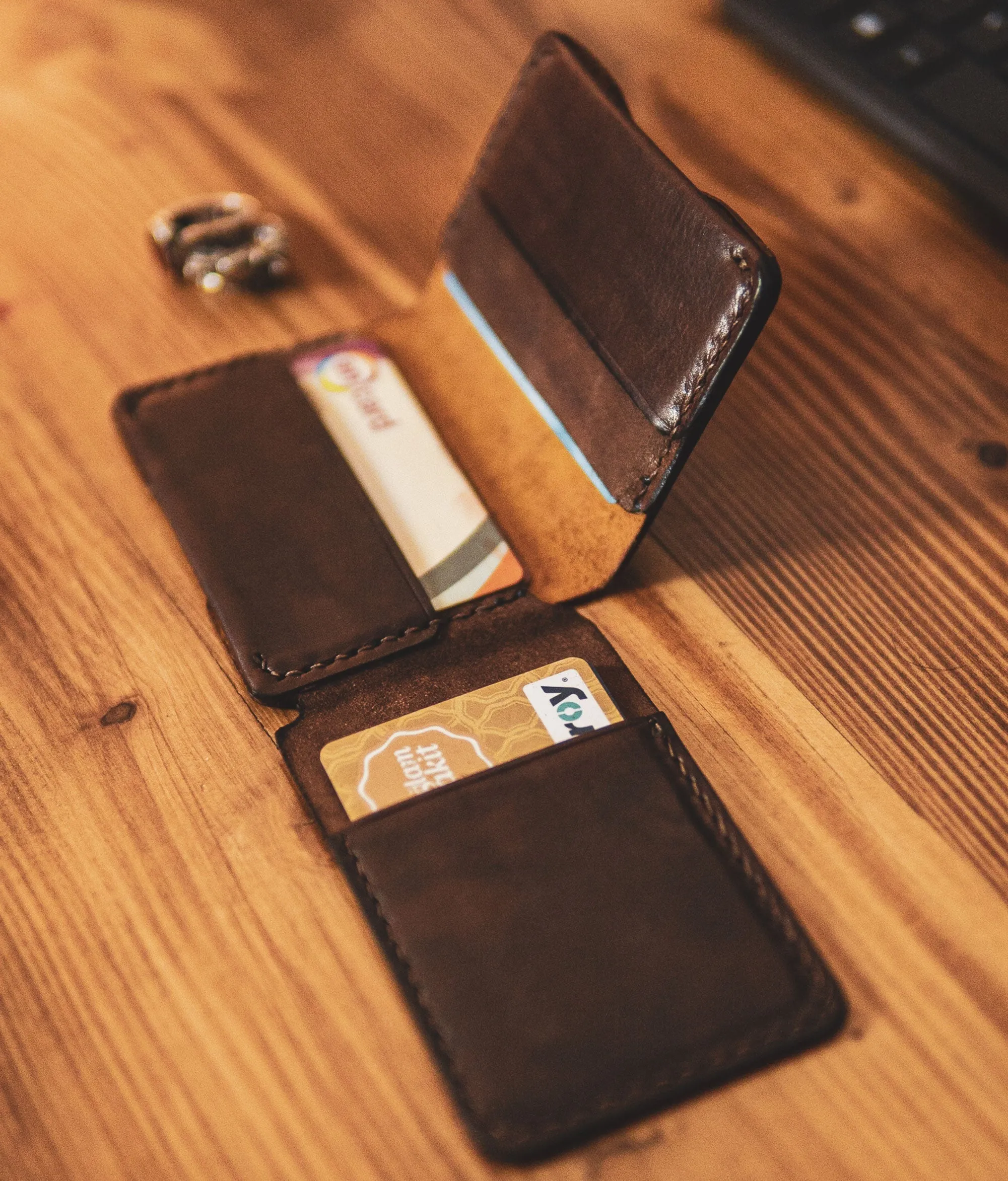Mens Trifold Leather Wallets - Chico