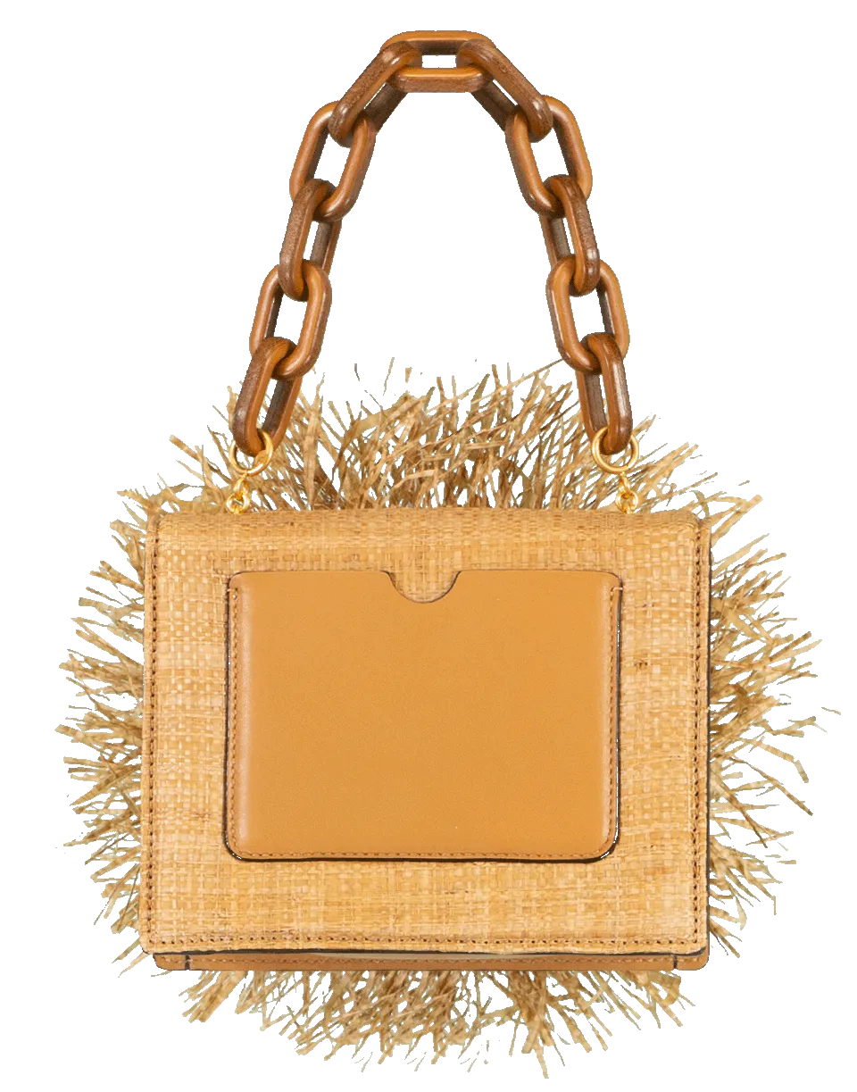 Mini Tro Crossbody Raffia Bag