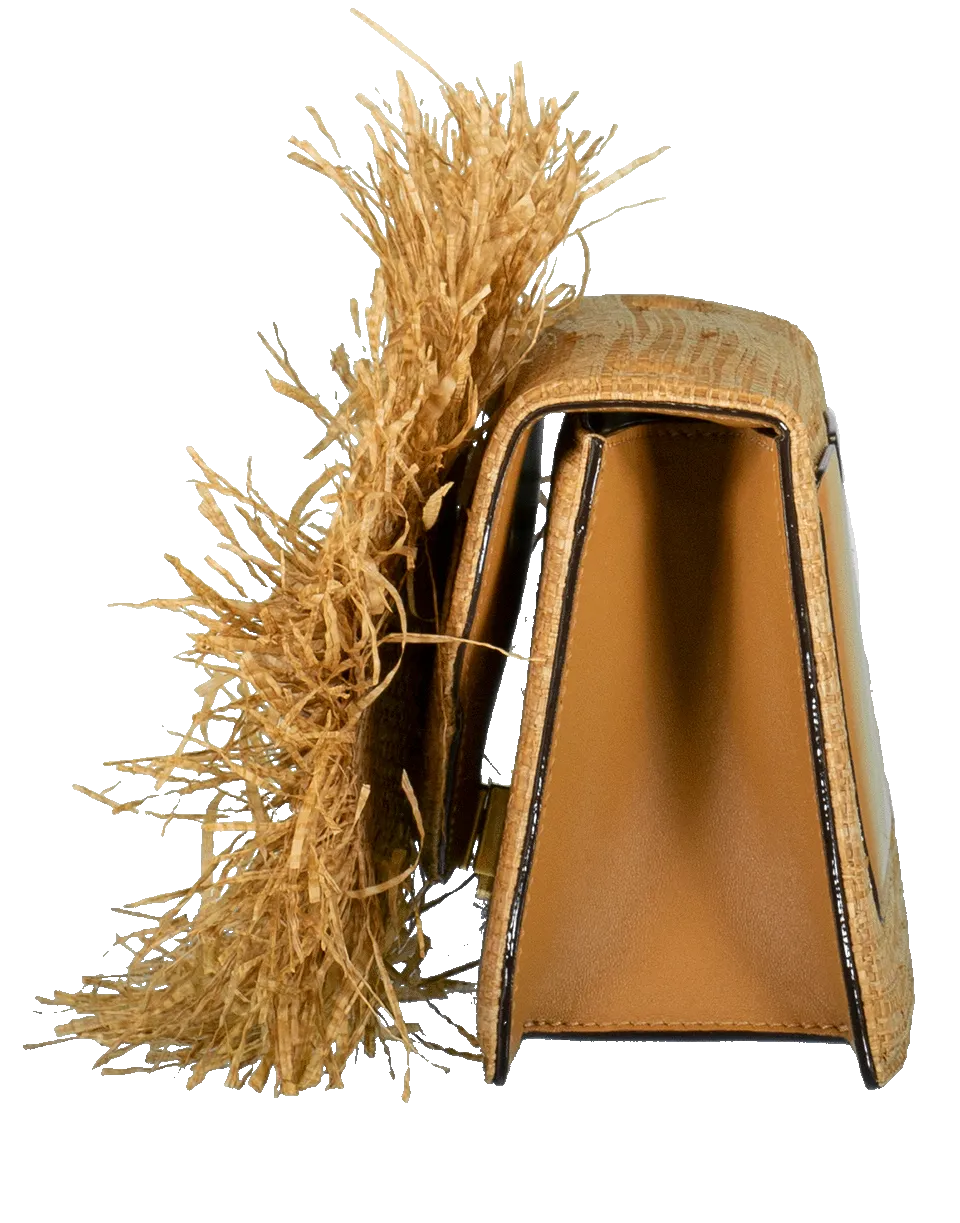 Mini Tro Crossbody Raffia Bag
